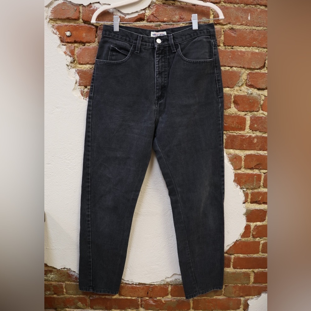 Vintage Guess Jeans Original Fit Classic Narrow Leg vintage Black Denim USA